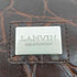 ランバンコレクション LANVIN COLLECTION クロコ型押し ハンドバッグ レディース