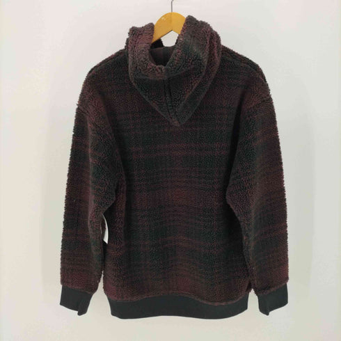 リーバイス Levis コラボ ボア チェック プルオーバー パーカー メンズ import:M