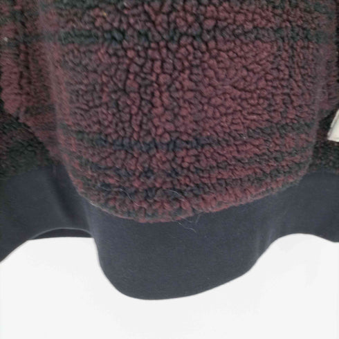 リーバイス Levis コラボ ボア チェック プルオーバー パーカー メンズ import:M
