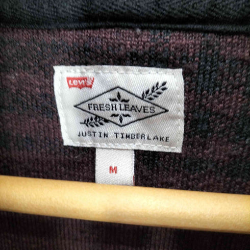リーバイス Levis コラボ ボア チェック プルオーバー パーカー メンズ import:M