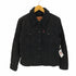 リーバイス Levis 裏ボア ブラック デニムジャケット トラッカー レディース import:L