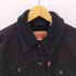 リーバイス Levis 裏ボア ブラック デニムジャケット トラッカー レディース import:L