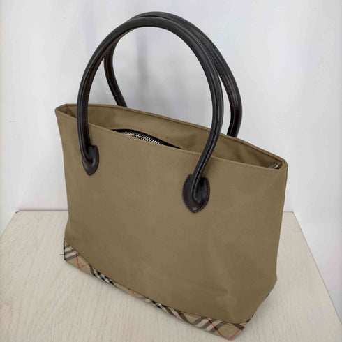 バーバリーブルーレーベル BURBERRY BLUE LABEL ノバチェック ナイロントートバッグ レディース