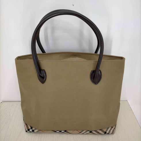 バーバリーブルーレーベル BURBERRY BLUE LABEL ノバチェック ナイロントートバッグ レディース