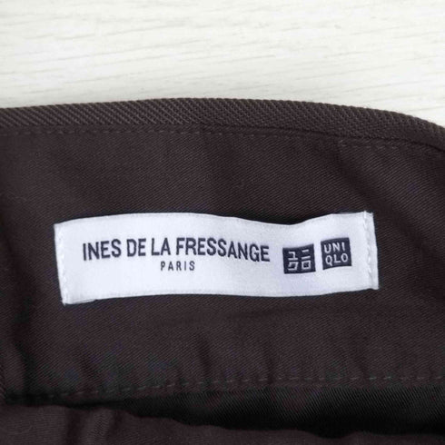 ユニクロイネスドラフレサンジュ UNIQLO INES DE LA FRESSANGE ウールブレンドワイドパンツ スラックス レディース ウエスト67