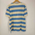 ポロバイラルフローレン Polo by RALPH LAUREN USA製 裾ポニー 鹿の子 ボーダー ポケット 半袖Tシャツ メンズ JPN:L