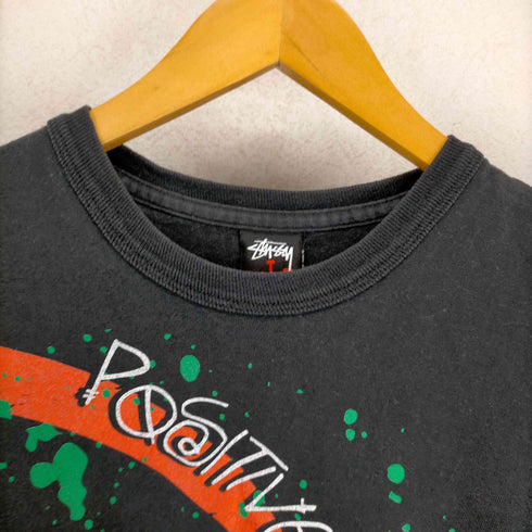 ステューシー Stussy POSITIVE VIBLATION 長袖カットソー メンズ JPN:L