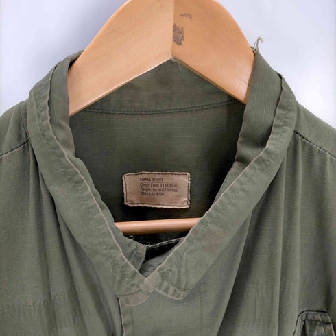 ユーエスアーミー US ARMY 69年製 ジャングルファティーグジャケット リップストップ ポプリン メンズ SMALL-SHORT