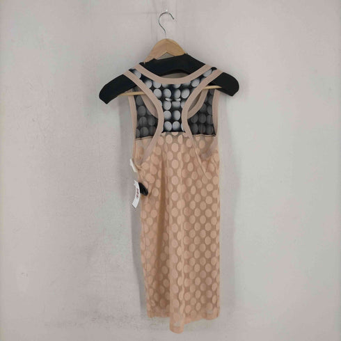 ジャンポールゴルチエ Jean Paul GAULTIER MAILLE 2000S ポルカドット シアータンクトップ レディース import:S