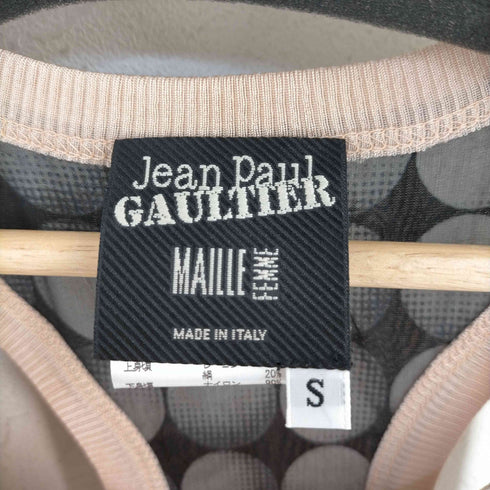 ジャンポールゴルチエ Jean Paul GAULTIER MAILLE 2000S ポルカドット シアータンクトップ レディース import:S