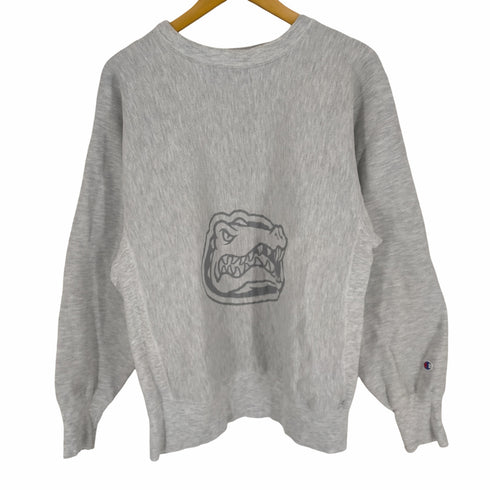 チャンピオン Champion 90~00S REVERSE WEAVE MADE IN MEXICO ワニプリントクルーネックスウェット 霜降り メンズ JPN:L