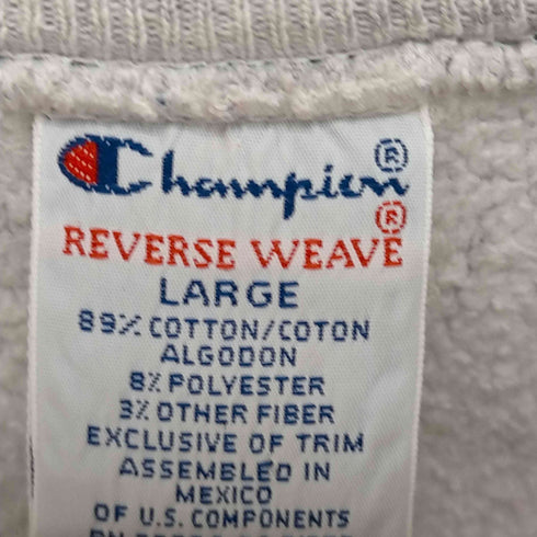 チャンピオン Champion 90~00S REVERSE WEAVE MADE IN MEXICO ワニプリントクルーネックスウェット 霜降り メンズ JPN:L