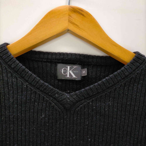 シーケーカルバンクライン ck Calvin Klein ウールVネックニット レディース JPN:M