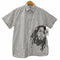 ステューシー Stussy 紺タグ OLD STUSSY アーティスト チェック 半袖シャツ メンズ import:S