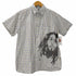 ステューシー Stussy 紺タグ OLD STUSSY アーティスト チェック 半袖シャツ メンズ import:S