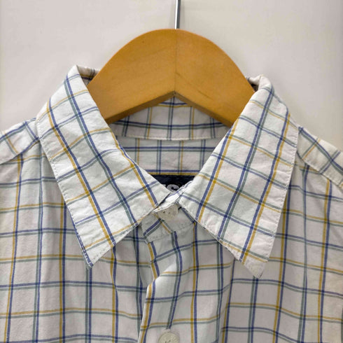 ステューシー Stussy 紺タグ OLD STUSSY アーティスト チェック 半袖シャツ メンズ import:S