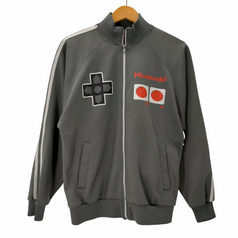 ニンテンドー NINTENDO 刺繍タグ デザイン トラックジャケット メンズ import:S