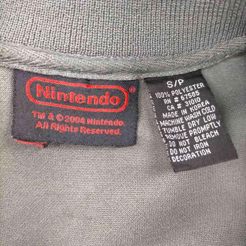 ニンテンドー NINTENDO 刺繍タグ デザイン トラックジャケット メンズ import:S