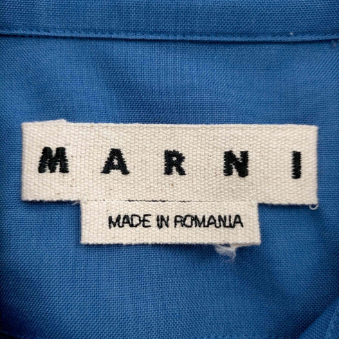 マルニ MARNI 21SS トロピカルウールシャツ メンズ EUR:48