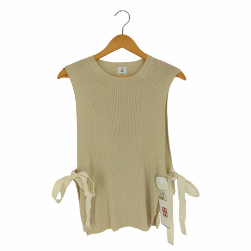 ロクビューティーアンドユースユナイテッドアローズ 6 BEAUTY & YOUTH UNITED ARROWS RIB NO SLEEVE KNIT リブ ノースリーブ ニット レディース