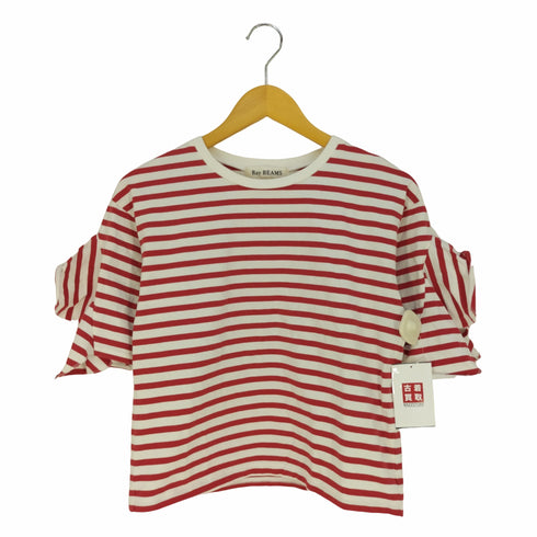 レイビームス Ray BEAMS コットン ラッフルスリーブTシャツ レディース