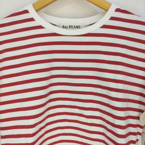レイビームス Ray BEAMS コットン ラッフルスリーブTシャツ レディース