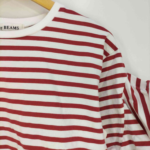 レイビームス Ray BEAMS コットン ラッフルスリーブTシャツ レディース