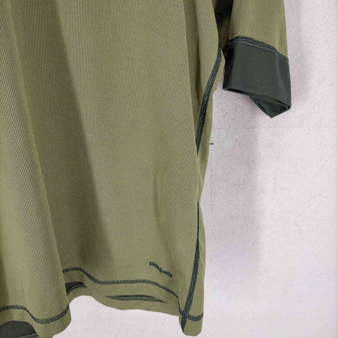 パタゴニア patagonia 2001年製 CAPILENE クルーネックTシャツ MADE IN USA メンズ JPN:L