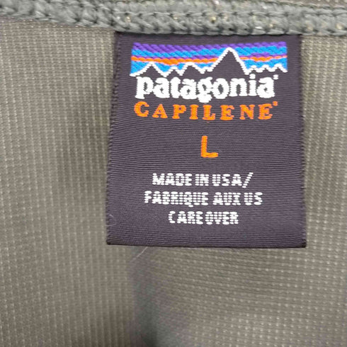 パタゴニア patagonia 2001年製 CAPILENE クルーネックTシャツ MADE IN USA メンズ JPN:L