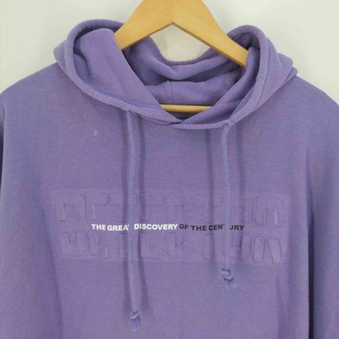 ラフトレード ROUGH TRADE 凹凸プリントロゴ プルオーバーパーカー メンズ import:L
