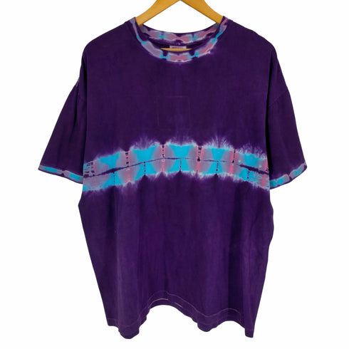 DJANGO MADE IN USA タイダイ染Tシャツ 袖裾シングル メンズ