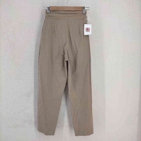 スタイルミキサー STYLEMIXER ギャザーウエストハイストレッチパンツ レディース JPN:S