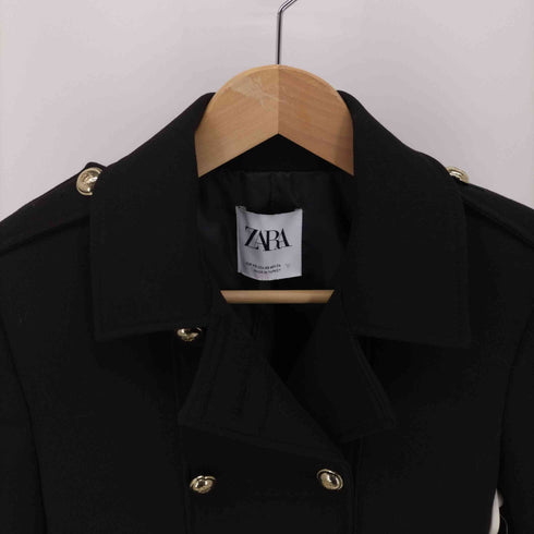 ザラ ZARA CROPPED JACKET WITH METAL BUTTONS クロップド ジャケット ナポレオン レディース import:XS