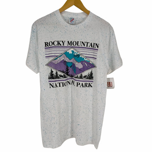 ジャージーズ JERZEES 80~90S ドット染めROCKY MOUNTAIN NATIONAL PARK メンズ JPN:M