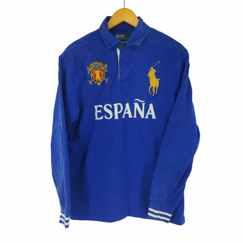 ポロバイラルフローレン Polo by RALPH LAUREN CUSTOM FIT L/S ラガーシャツ ESPANA メンズ import:XL