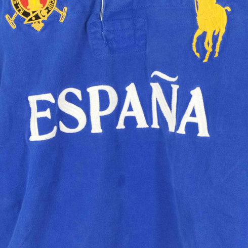 ポロバイラルフローレン Polo by RALPH LAUREN CUSTOM FIT L/S ラガーシャツ ESPANA メンズ import:XL