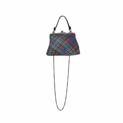 ヴィヴィアンウエストウッド Vivienne Westwood 23SS PFGRANNY FRAME PURSE MACANDY TARTAN レディース