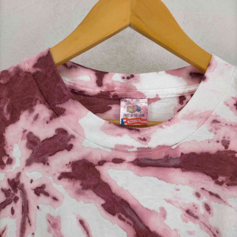 フルーツオブザルーム FRUIT OF THE LOOM 80~90S ツルタグ MADE IN USA 総柄後染めTシャツ メンズ JPN:XL
