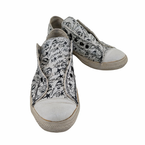 コンバース CONVERSE AVANT 100周年モデル 総柄ローカット レザースニーカー メンズ CONVERSE:7