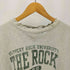 ジャンスポーツ JanSport 00S THE ROCK 3段 カレッジプリント 前Vガゼット アッシュ クルーネック スウェット メンズ import:XL