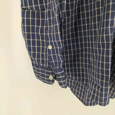 ポロバイラルフローレン Polo by RALPH LAUREN BLAIRE ポニー刺繍 グラフチェック ボタンダウン L/S シャツ メンズ import:S