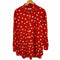 ローブドシャンブルコムデギャルソン robe de chambre COMME des GARCONS オーバーサイズ ドット柄 オープンカラーシャツ メンズ