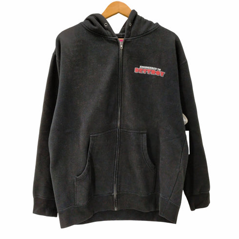 ミシカ MISHKA USA製 バックプリントジップアップパーカー メンズ JPN:M