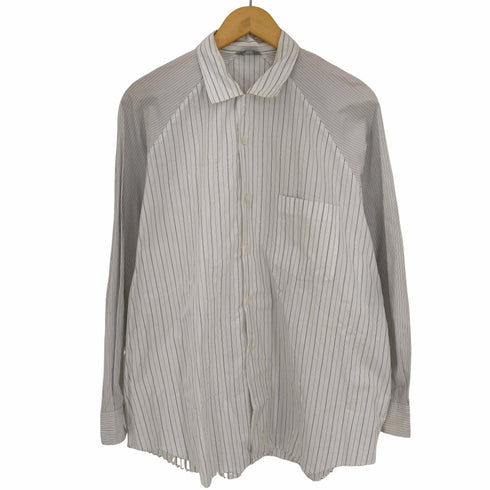 コムデギャルソンオム COMME des GARCONS HOMME 三角タグ 袖切替 ラグラン オープンカラーシャツ メンズ