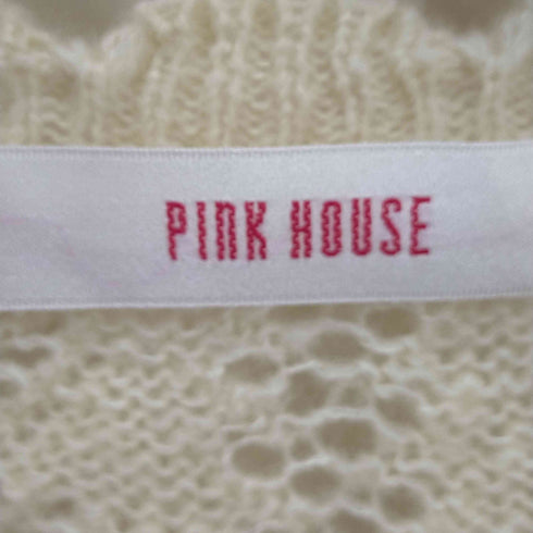 ピンクハウス PINK HOUSE 薔薇リボンカーディガン レディース