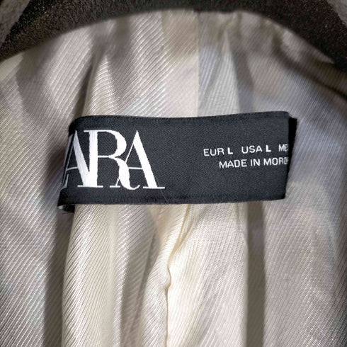 ザラ ZARA 100% LINEN BLAZER レディース import:L