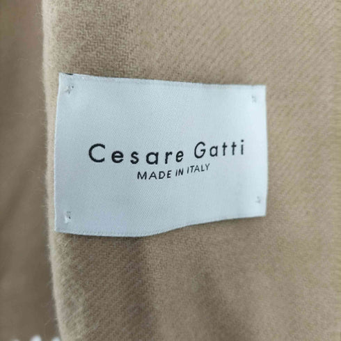 チェザーレ ガッティ Cesare Gatti イタリア製 カシミヤ 100% フリンジ マフラー レディース