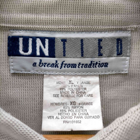 UNTIED OLD レーヨン 長袖シャツ メンズ import:XL