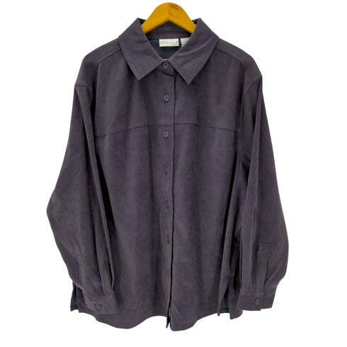 クラフトアンドバロー Croft&Barrow OLD WOMAN ビッグサイズ シャツ レディース import:XXL