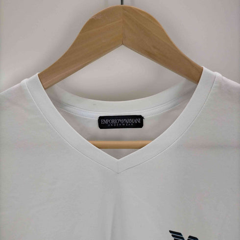 エンポリオアルマーニ EMPORIO ARMANI プリントVネックTシャツ メンズ M